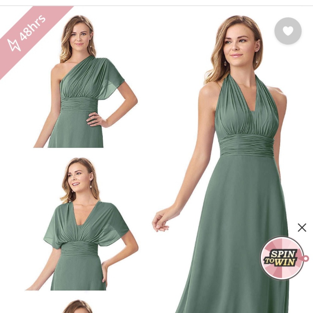 AZAZIE FLOORLENGTH EUCALYPTUS FIFI